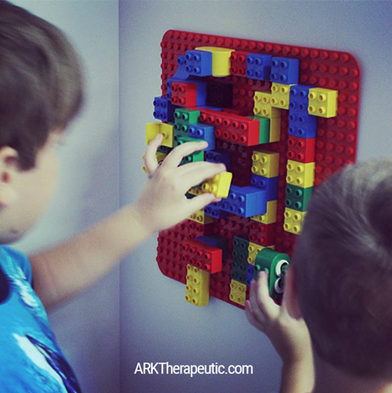 Building a Lego Wall - ARK Therapeutic